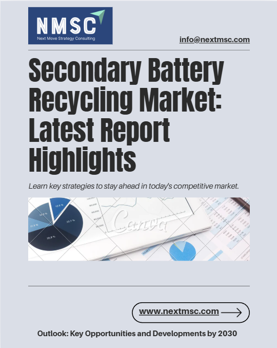 Secondary Battery Recycling Market: Latest Report Highlights
